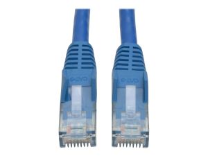 Tripp Lite 10ft Cat6 Gigabit Snagless Molded Patch Cable RJ45 M/M Blue 10' - patch cable - 3 m - blue