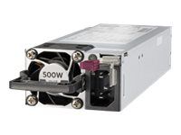 HPE - power supply - hot-plug / redundant - 500 Watt - 563 VA