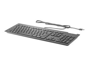 HP Business Slim - keyboard - UK - black